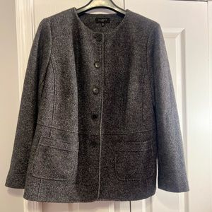 Talbots Gray Shimmer Jacket